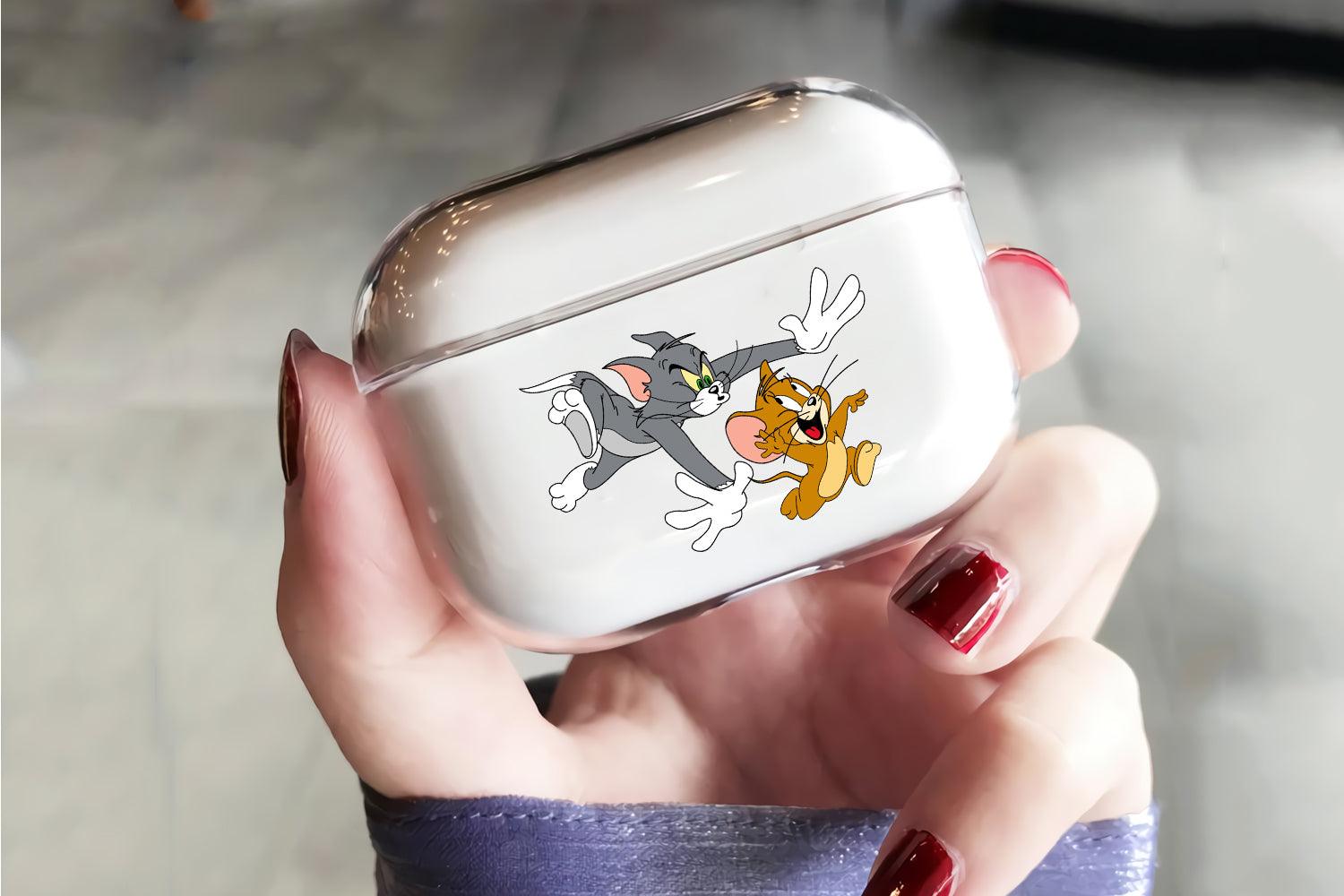 Tom and Jerry Apple Airpod Pro 2 Clear Case-Xtracase