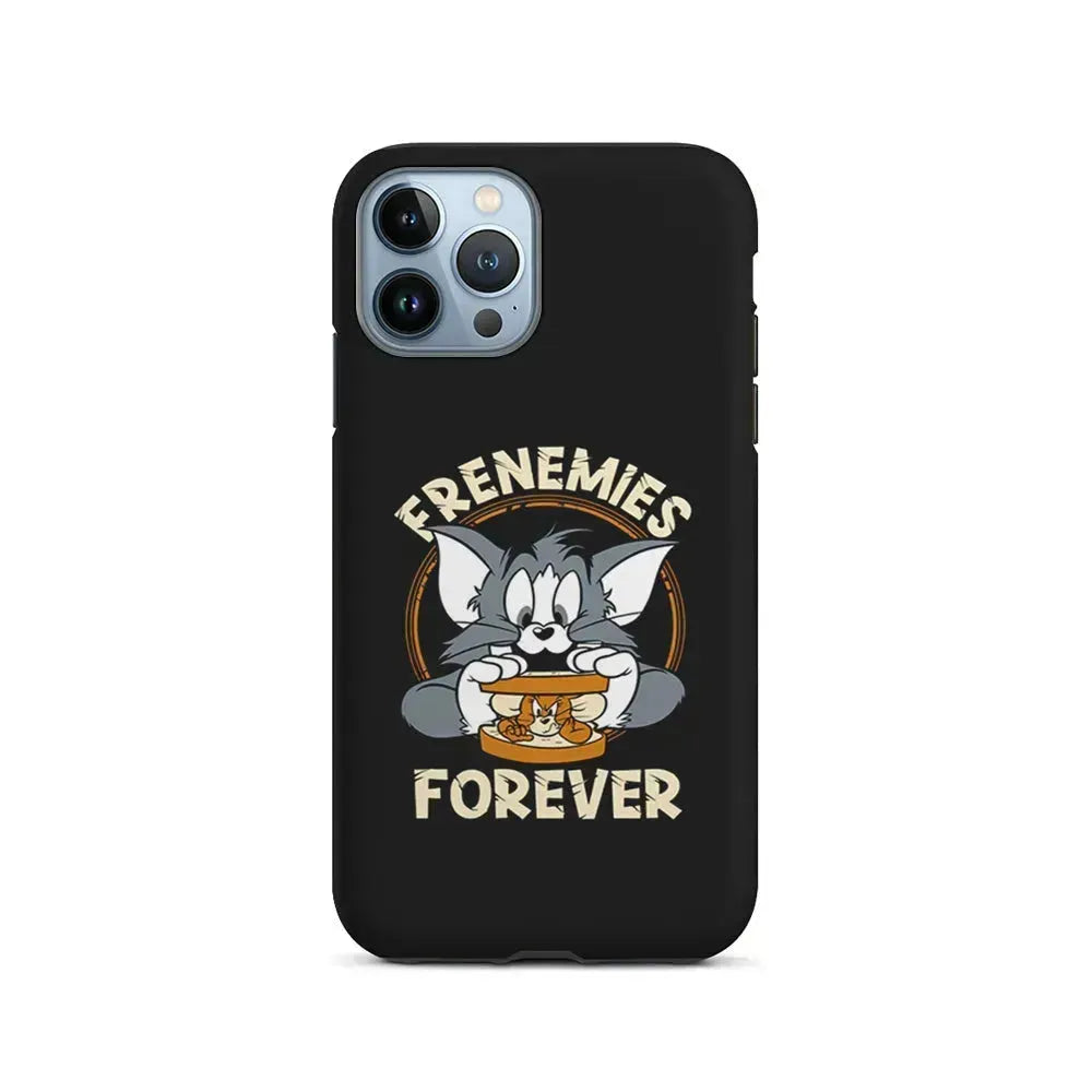 Tom and Jerry Frenemies Forever iPhone 15 Pro Max Case-2 in 1 Tough Case-Xtracase