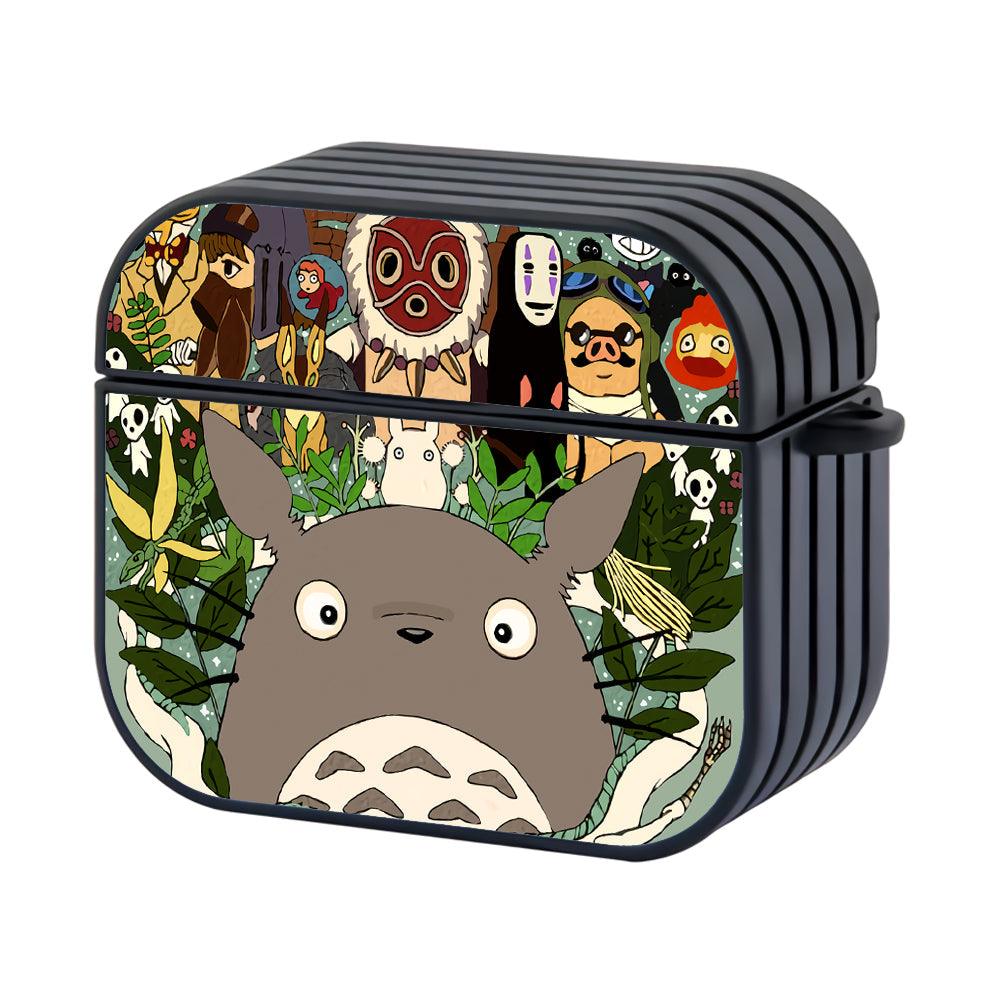 Totoro a Lot of Friend Hard Plastic Case Cover For Apple Airpods 3-Xtracase