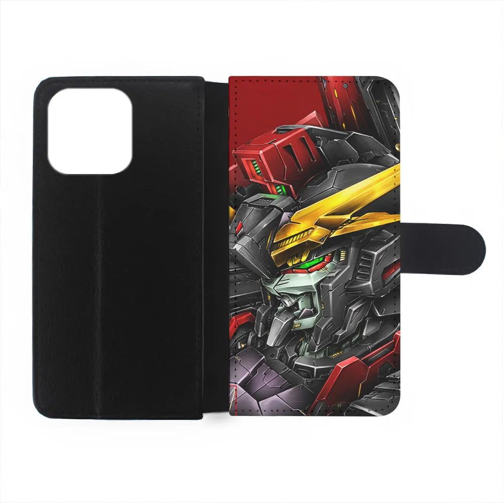 Gundam Transformation of The Machine iPhone 13 Pro Case-Flip Wallet Case-Xtracase