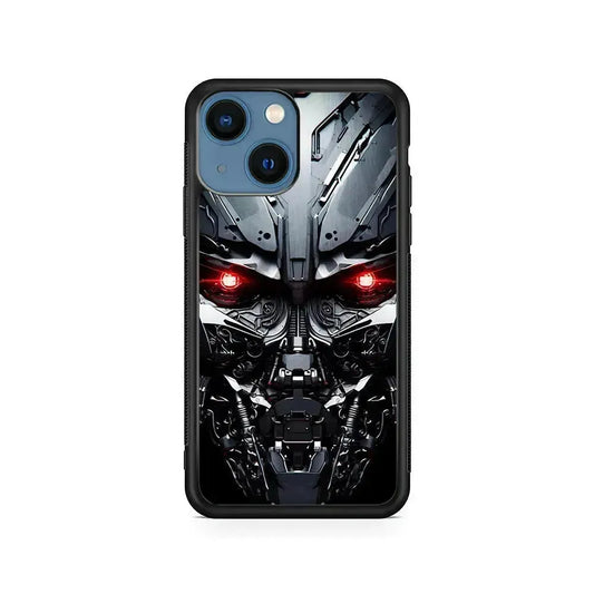 Transformers Optimus Prime Face iPhone 13 Mini Case-Rubber / Black (2D Case)-Xtracase