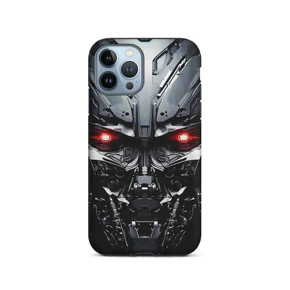 Transformers Optimus Prime Face iPhone 15 Pro Max Case-2 in 1 Tough Case-Xtracase