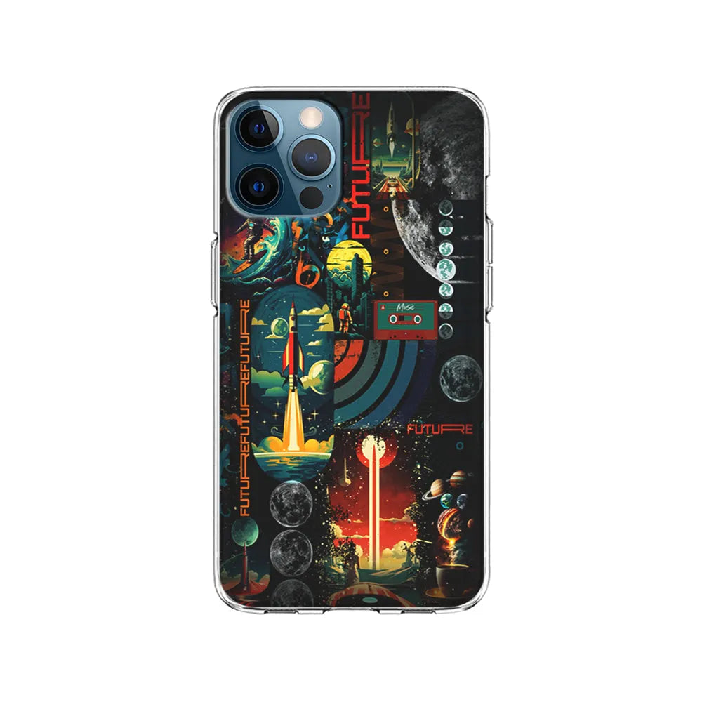 Travel Future Worlds Space iPhone 13 Pro Case-Clear Soft Case-Xtracase