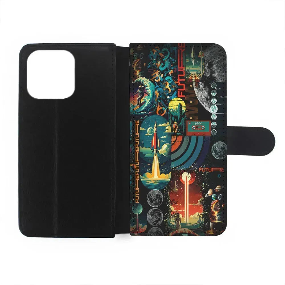 Travel Future Worlds Space iPhone 15 Pro Max Case-Flip Wallet Case-Xtracase