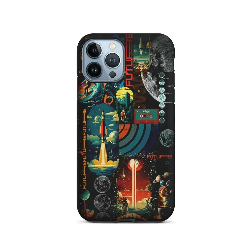 Travel Future Worlds Space iPhone 15 Pro Max Case-2 in 1 Tough Case-Xtracase