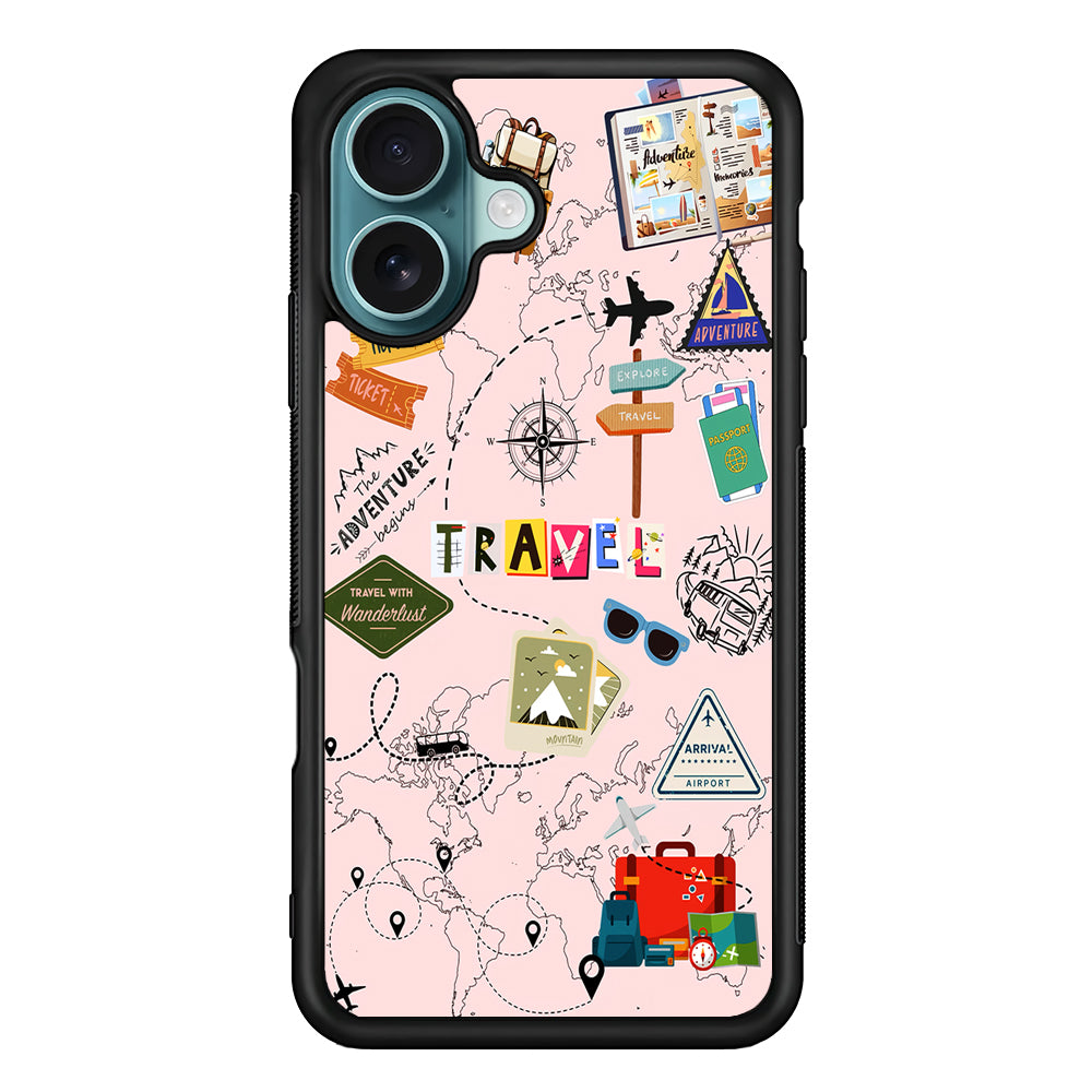 Travel and Adventure Tourism iPhone 16 Case - Xtracase