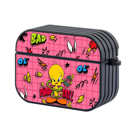 Tweety Bad Vibes Hard Plastic Case Cover For Apple Airpods Pro 2-Xtracase