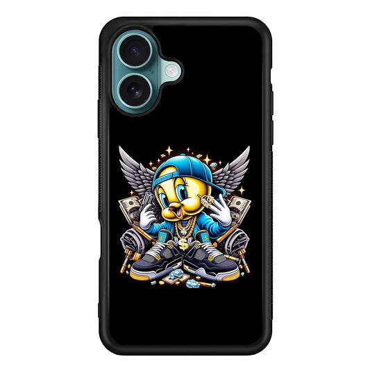 Tweety Bird Rich iPhone 16 Case - Xtracase