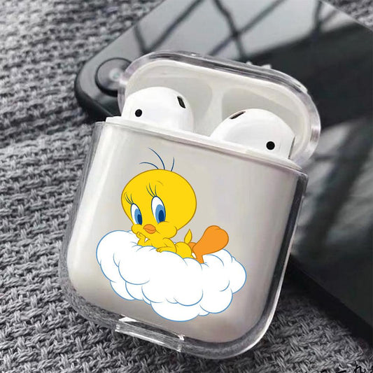 Tweety Cartoon Protective Clear Case Cover For Apple Airpods-Xtracase