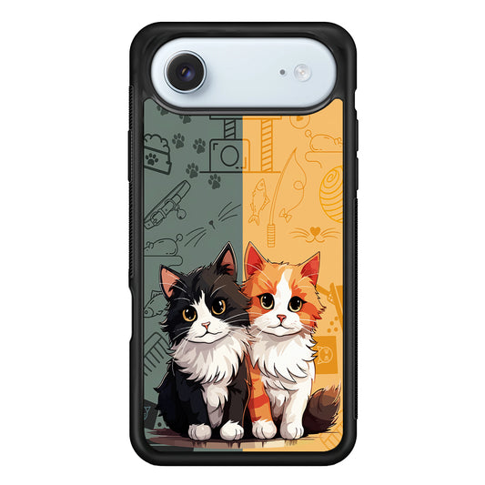 Two Cute Cats Kawai iPhone 17 Air Case - Xtracase
