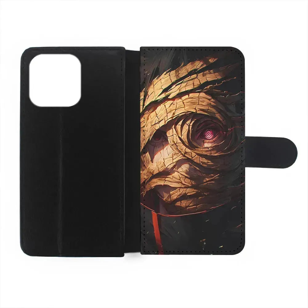Uchiha Obito Naruto Anime iPhone 15 Pro Max Case-Flip Wallet Case-Xtracase