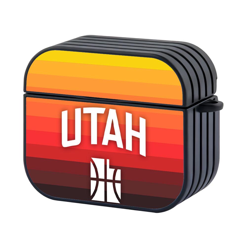 Utah Jazz Term of Determination Hard Plastic Case Cover For Apple Airpods 3-Xtracase
