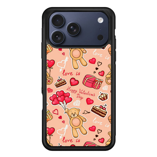 Valentine’s Day with Teddy Bears iPhone 17 Pro Max Case - Xtracase