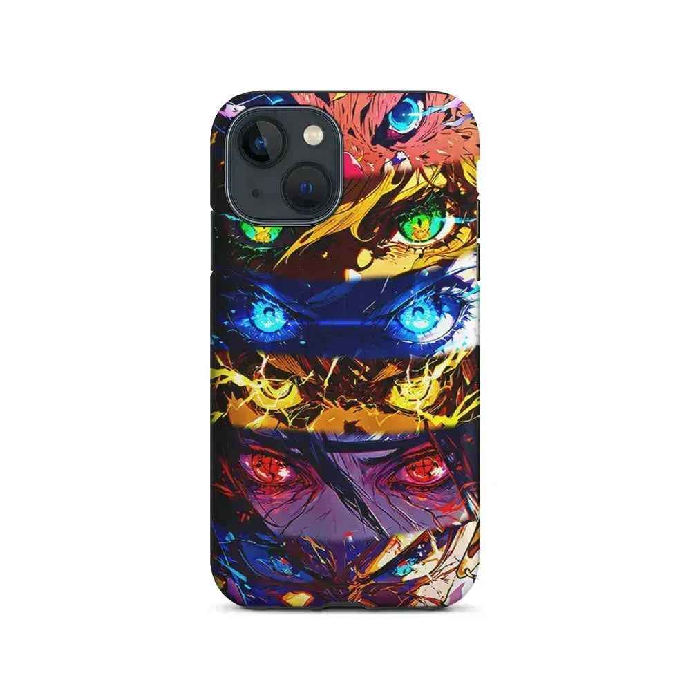 Various Kinds of Anime Eyes iPhone 13 Mini Case-2 in 1 Tough Case-Xtracase