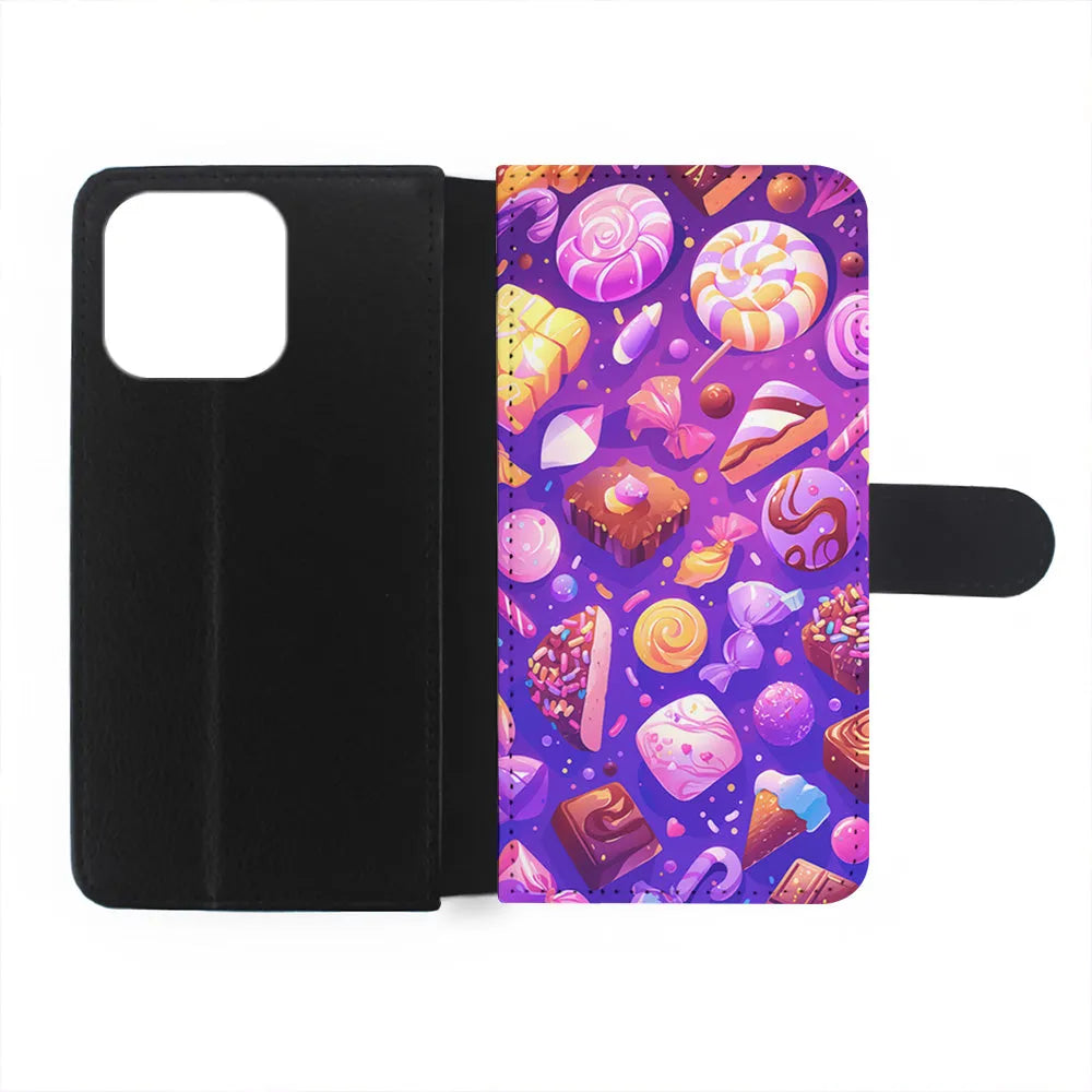 Various Kinds of Sweets and Candies iPhone 13 Pro Case-Flip Wallet Case-Xtracase