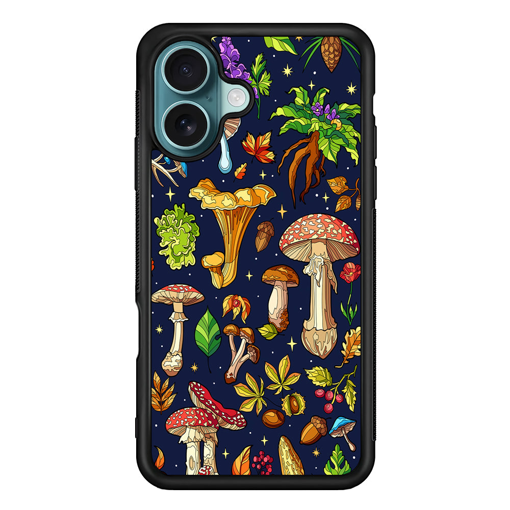 Various Mushrooms Autumn iPhone 16 Case - Xtracase