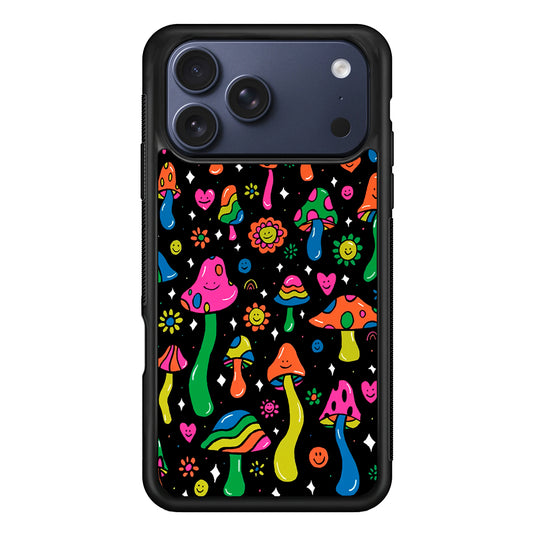 Various Mushrooms Smile Colorful iPhone 17 Pro Max Case - Xtracase