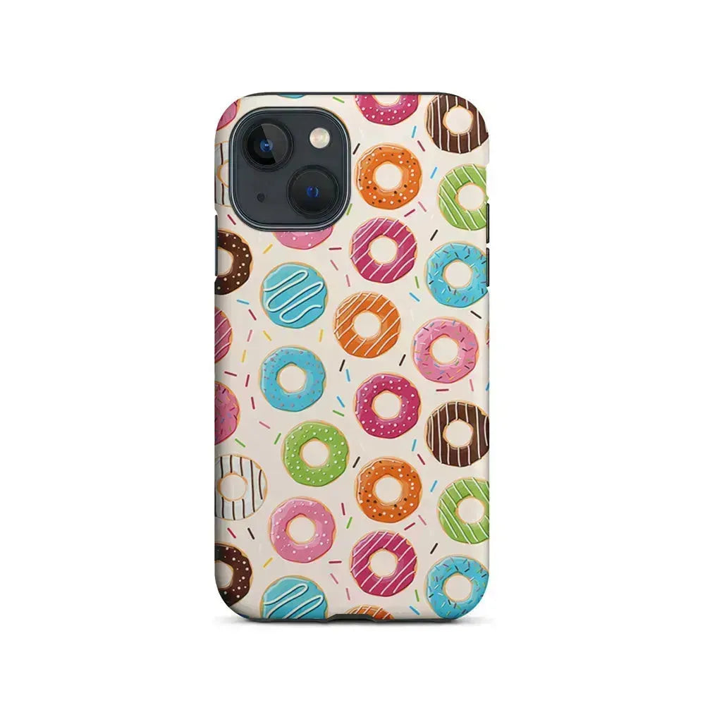 Various Sweet Cute Donuts iPhone 13 Mini Case-2 in 1 Tough Case-Xtracase