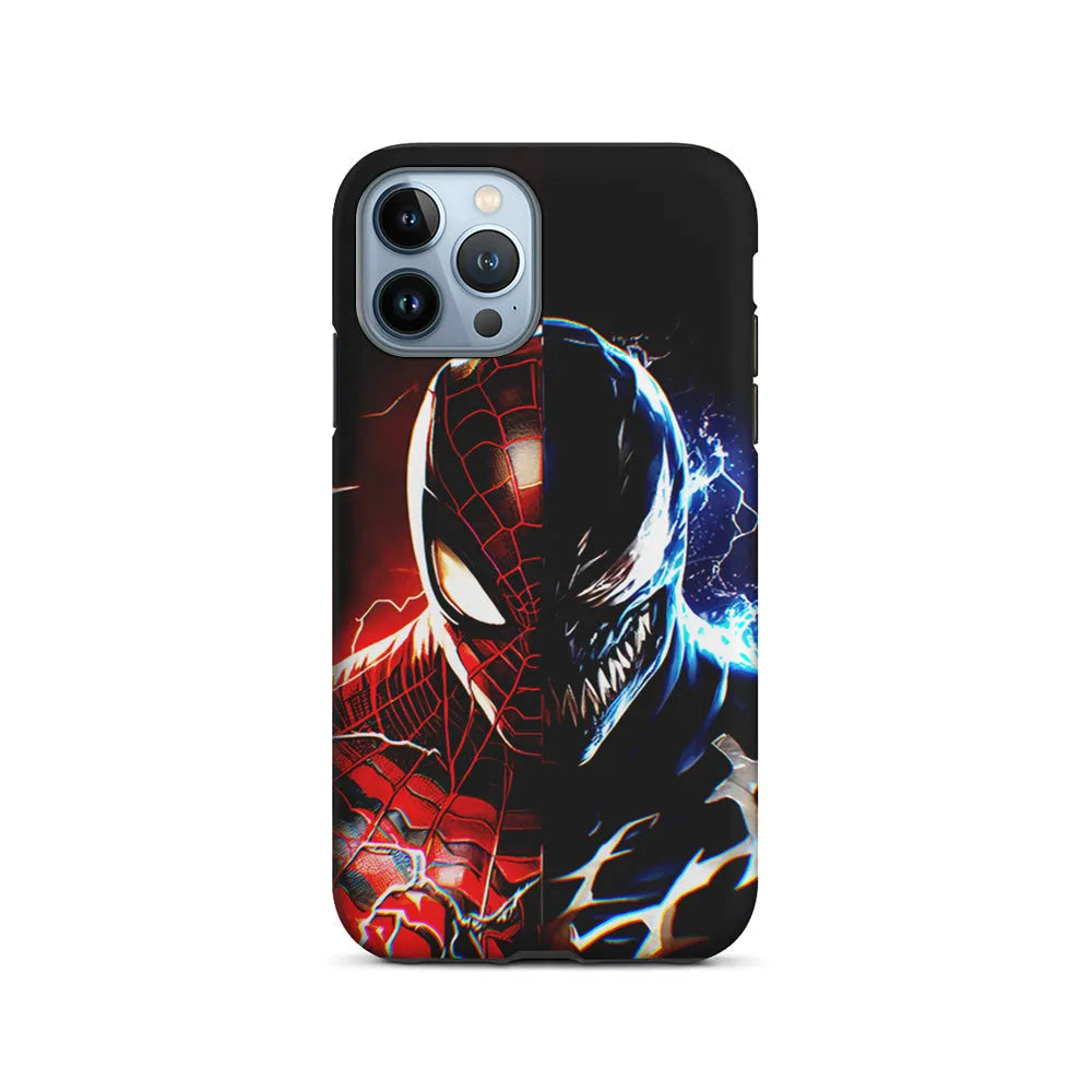 Venom X Spiderman Character iPhone 13 Pro Case-2 in 1 Tough Case-Xtracase
