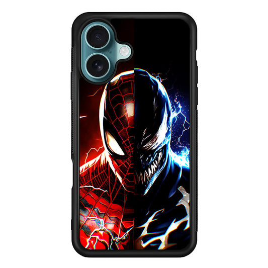 Venom X Spiderman Character iPhone 16 Plus Case - Xtracase