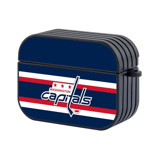 Washington Capitals Hockey Logo Hard Plastic Case Cover For Apple Airpods Pro 3-Xtracase
