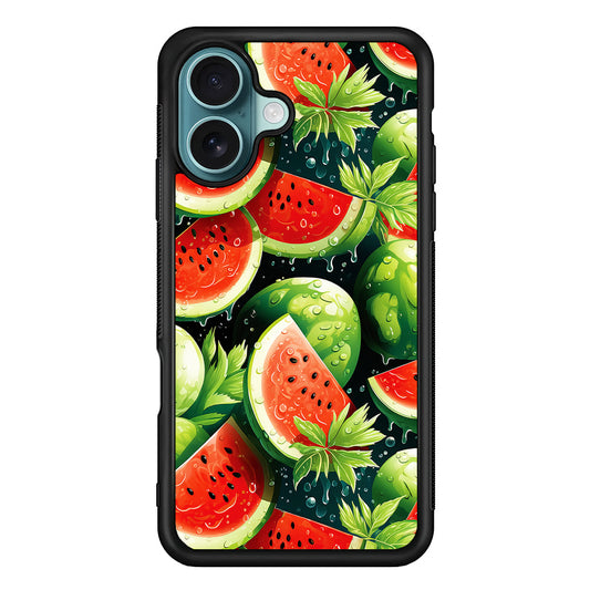 Watermelon Summer Fresh Fruit iPhone 16 Plus Case - Xtracase