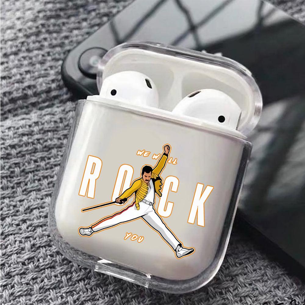 We Will Rock You Apple Airpods Clear Case-Xtracase