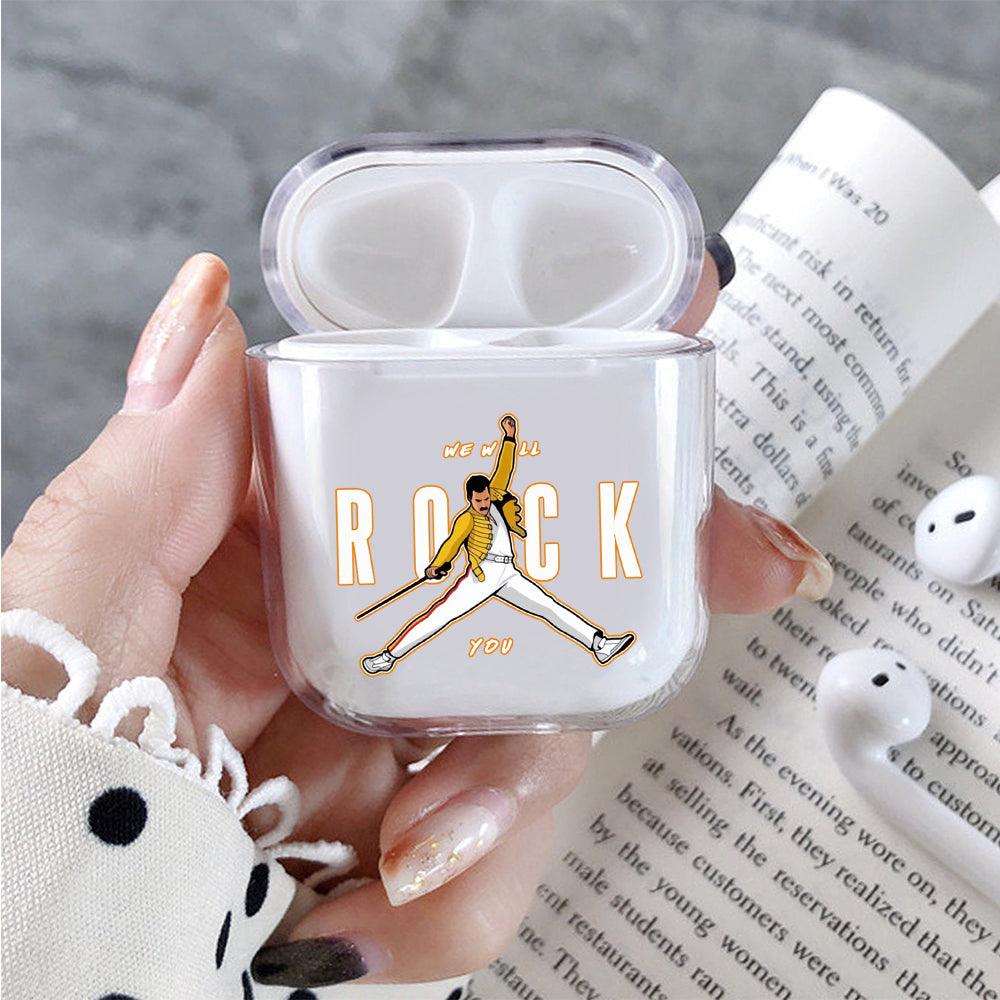 We Will Rock You Apple Airpods Clear Case-Xtracase