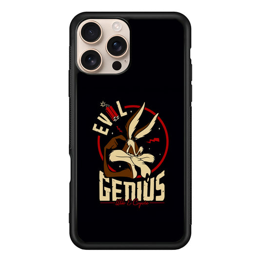 Wile E Coyote Evil Genius iPhone 16 Pro Max Case - iPhone 16 Pro Max