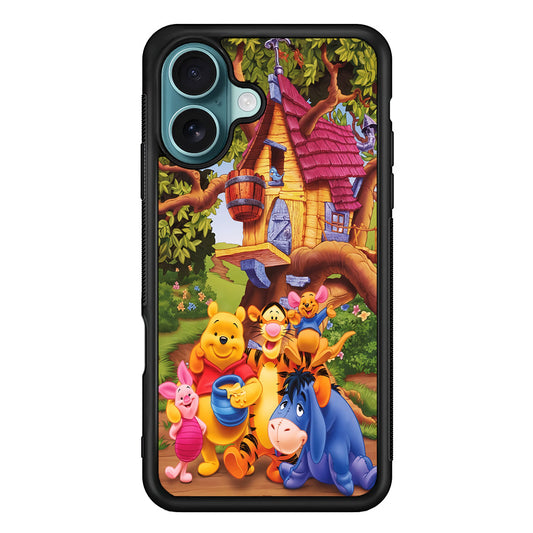 Winnie The Pooh Family Character iPhone 16 Plus Case - Xtracase