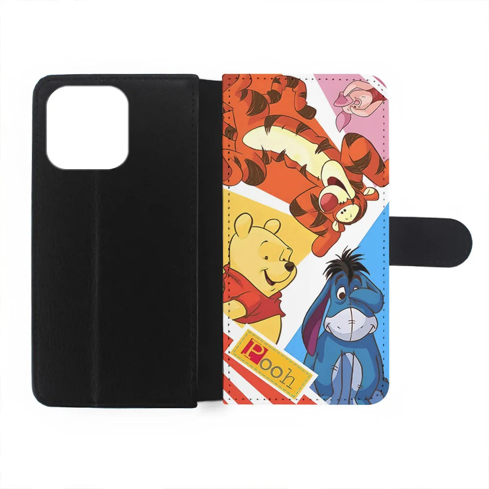 Winnie The Pooh Friends for Life iPhone 13 Pro Case-Flip Wallet Case-Xtracase