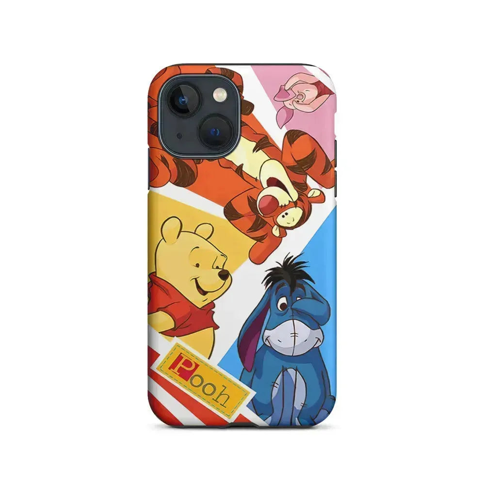 Winnie The Pooh Friends for Life iPhone 13 Mini Case-2 in 1 Tough Case-Xtracase