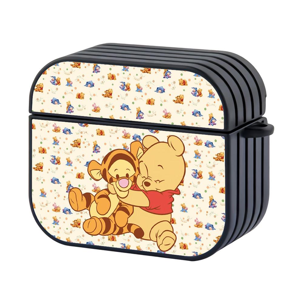 Winnie The Pooh Give My Friend an Extra Hug Apple Airpods 3 Case-Xtracase