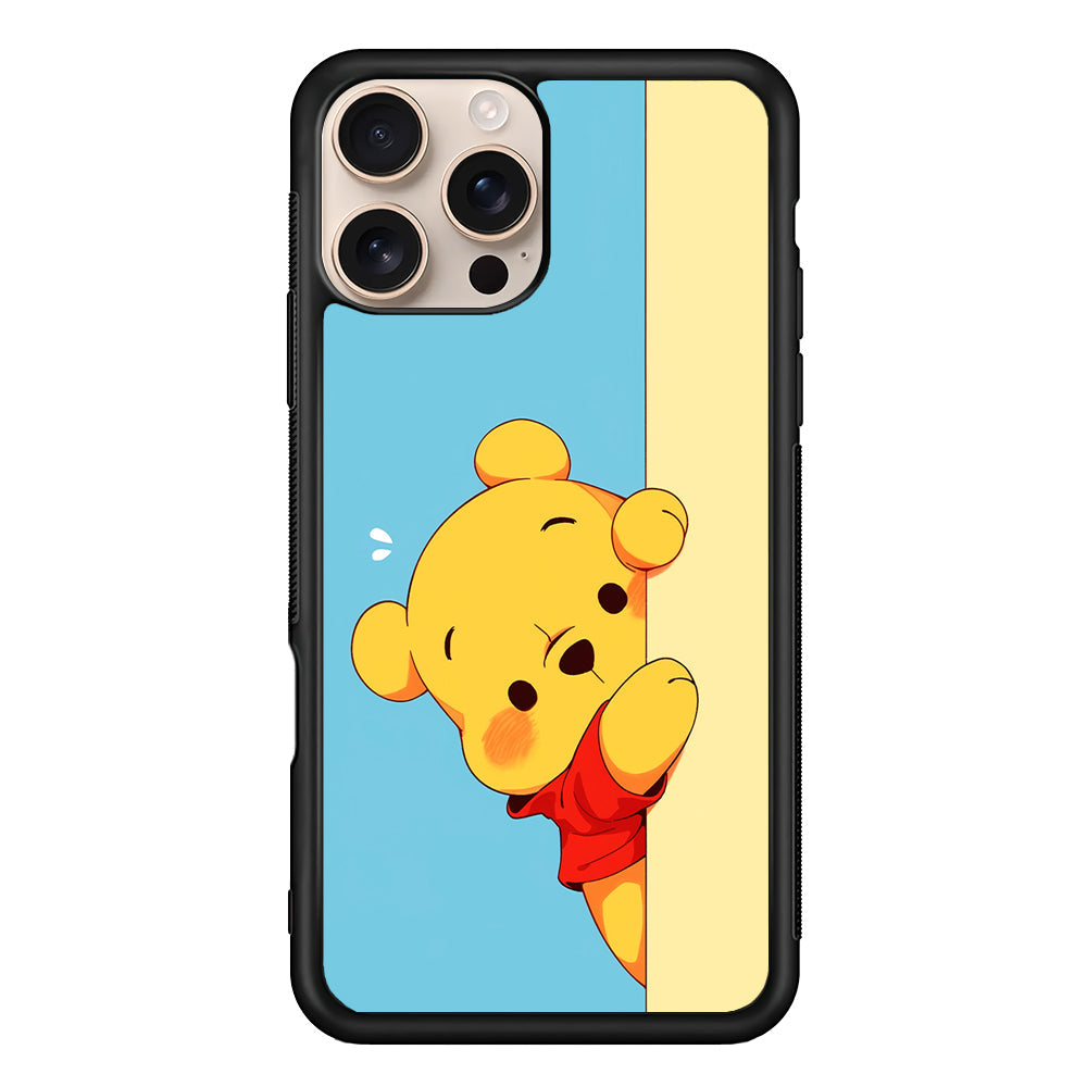 Winnie The Pooh Is Hiding iPhone 16 Pro Max Case - iPhone 16 Pro Max
