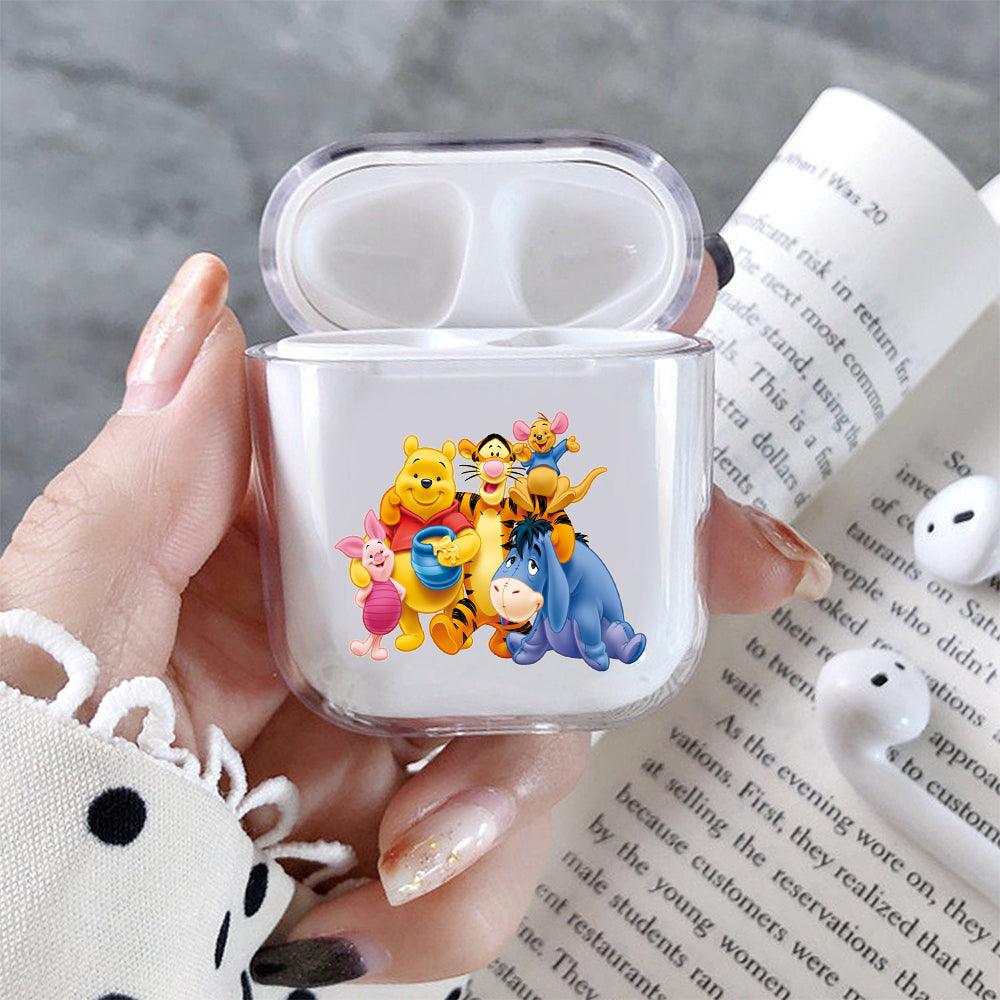 Winnie the Pooh Family Protective Clear Case Cover For Apple Airpods-Xtracase