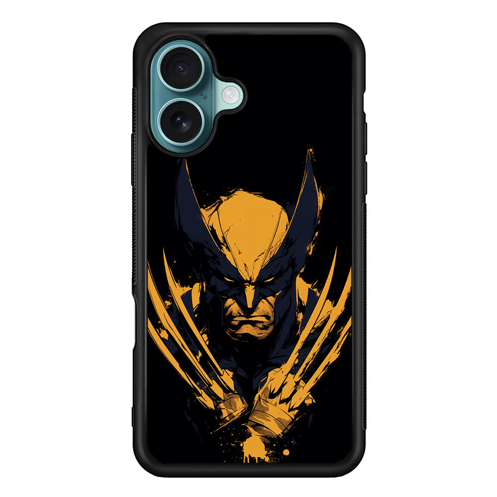 Wolverine Black and Yellow iPhone 16 Plus Case - Xtracase
