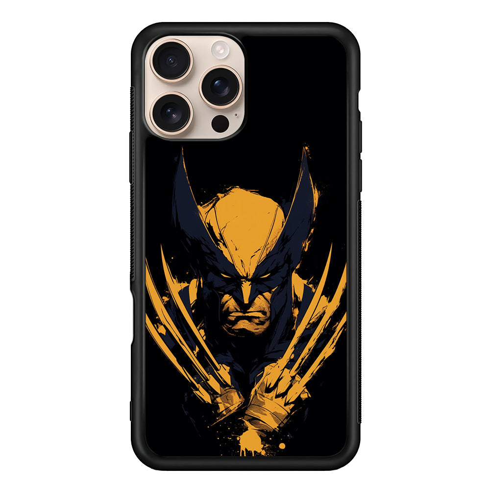 Wolverine Black and Yellow iPhone 16 Pro Max Case - iPhone 16 Pro Max