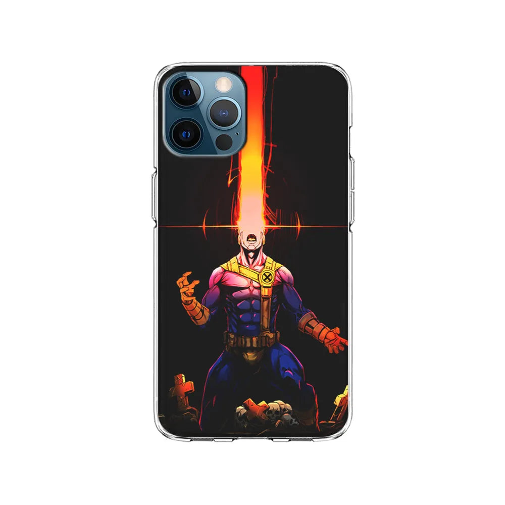X-Men Cyclops Angry iPhone 13 Pro Case-Clear Soft Case-Xtracase
