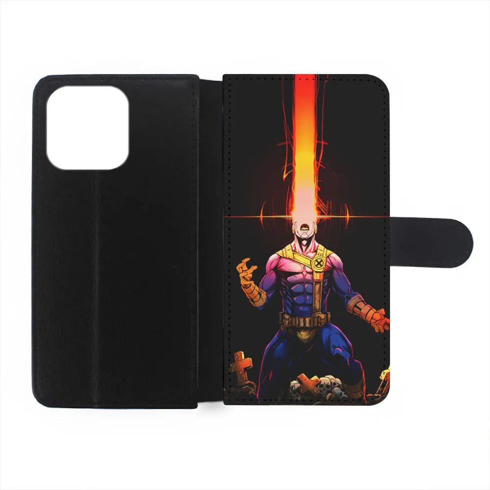 X-Men Cyclops Angry iPhone 13 Pro Case-Flip Wallet Case-Xtracase