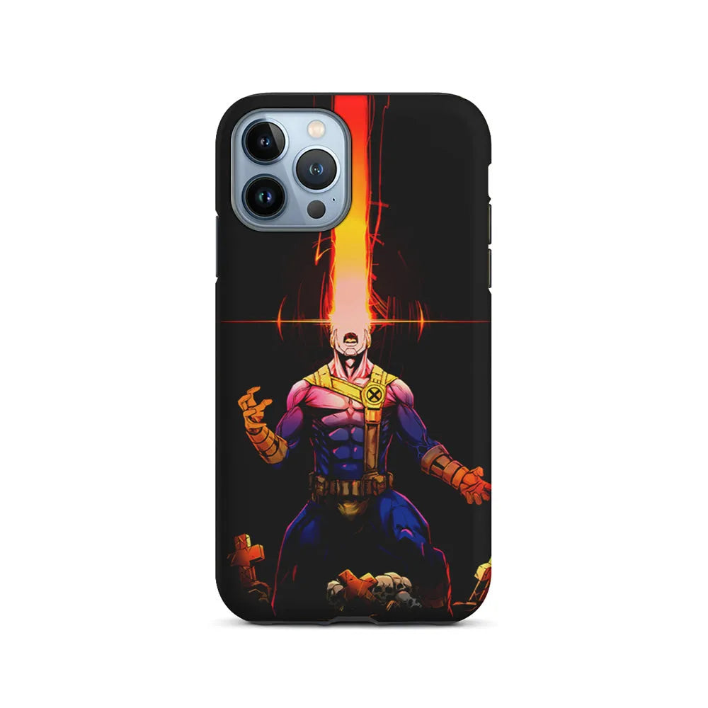 X-Men Cyclops Angry iPhone 13 Pro Case-2 in 1 Tough Case-Xtracase