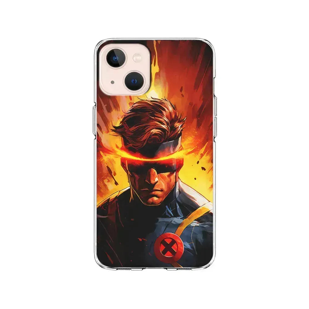 X-Men Cyclops Comics iPhone 13 Mini Case-Clear Soft Case-Xtracase