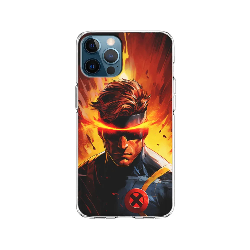 X-Men Cyclops Comics iPhone 13 Pro Case-Clear Soft Case-Xtracase