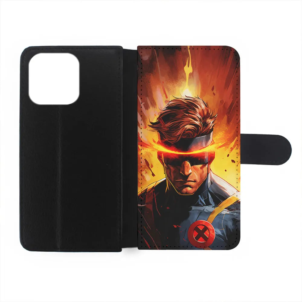 X-Men Cyclops Comics iPhone 13 Pro Case-Flip Wallet Case-Xtracase