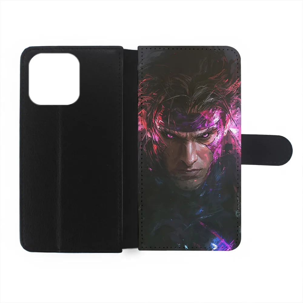 X-Men Gambit Comics iPhone 13 Pro Case-Flip Wallet Case-Xtracase