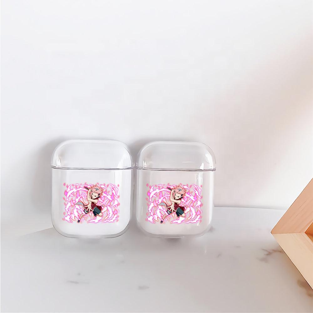 Young Sakura Haruno Protective Clear Case Cover For Apple Airpods-Xtracase