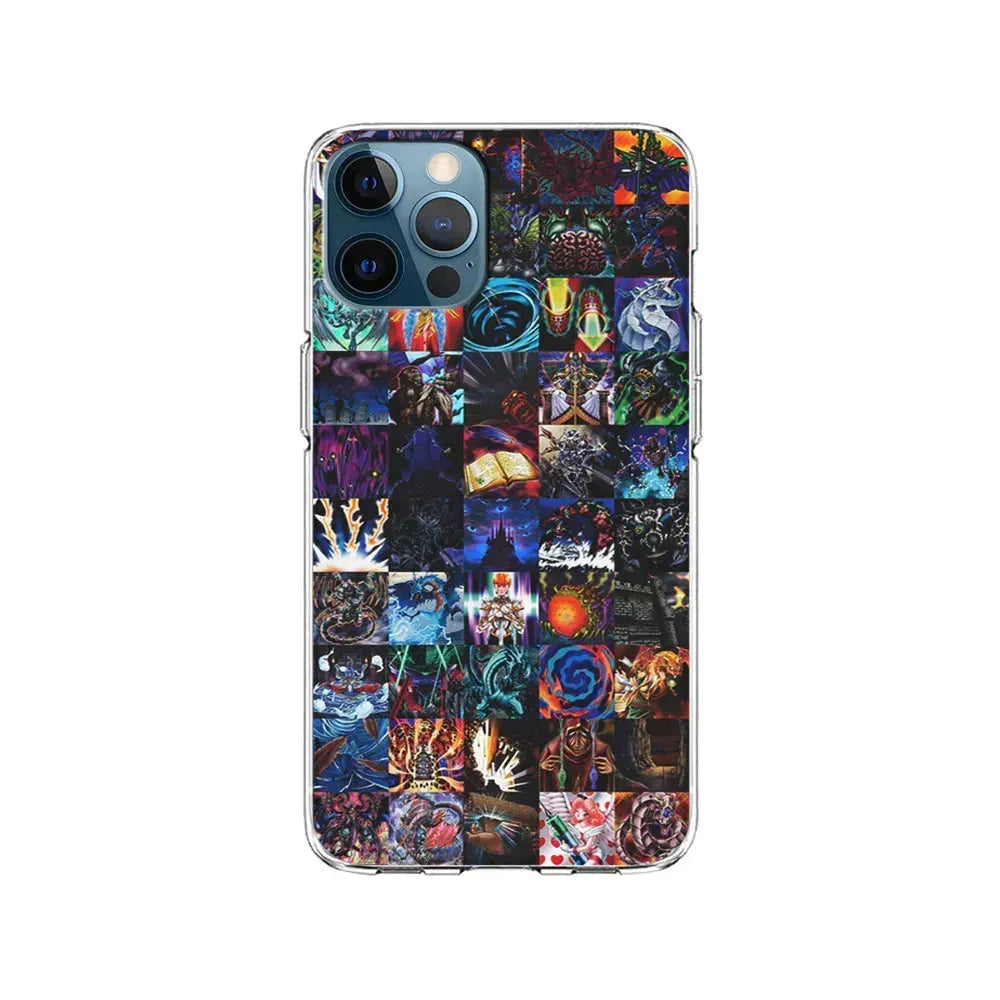 Yu-Gi-Oh Monster Card Collection iPhone 15 Pro Max Case-Clear Soft Case-Xtracase
