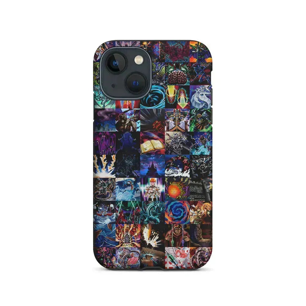 Yu-Gi-Oh Monster Card Collection iPhone 13 Mini Case-2 in 1 Tough Case-Xtracase