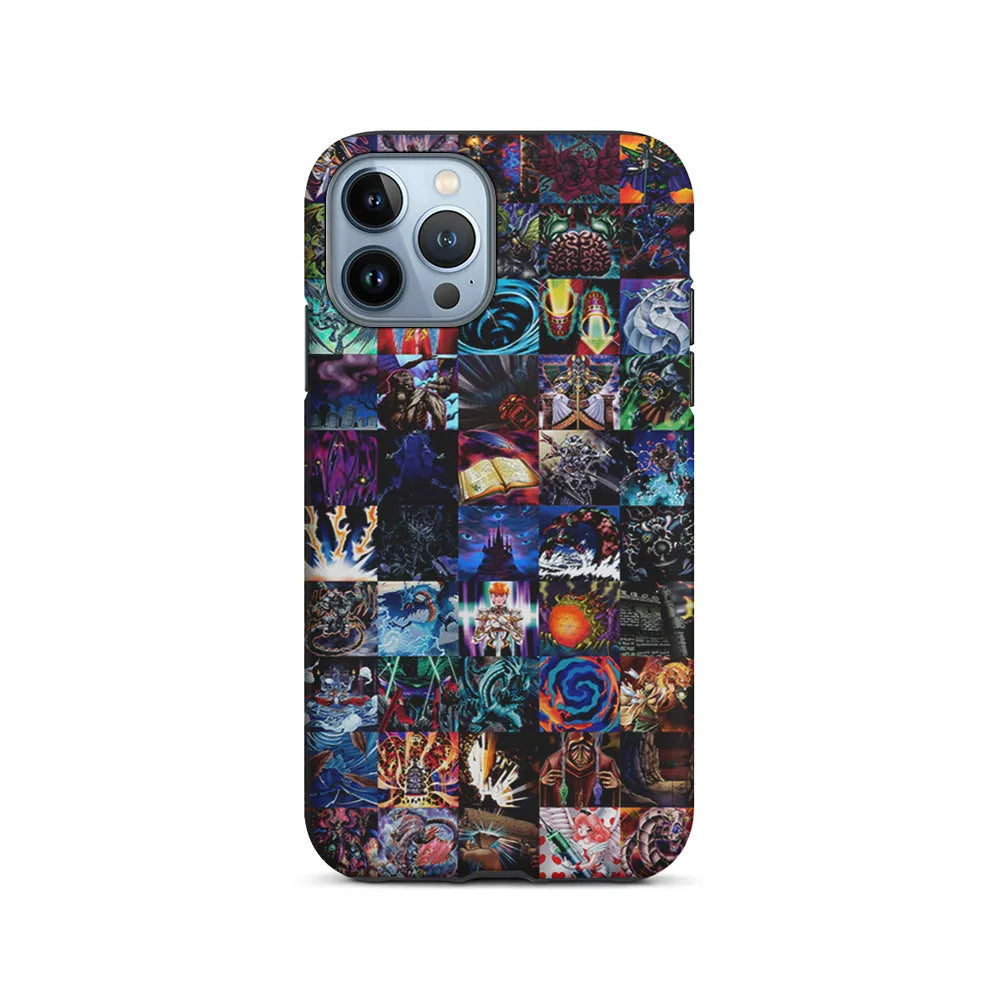 Yu-Gi-Oh Monster Card Collection iPhone 13 Pro Case-2 in 1 Tough Case-Xtracase