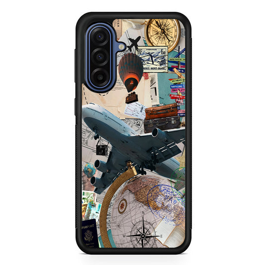 Flight Travel Vacation Samsung Galaxy A17 Case | Slim Protective Phone Cover