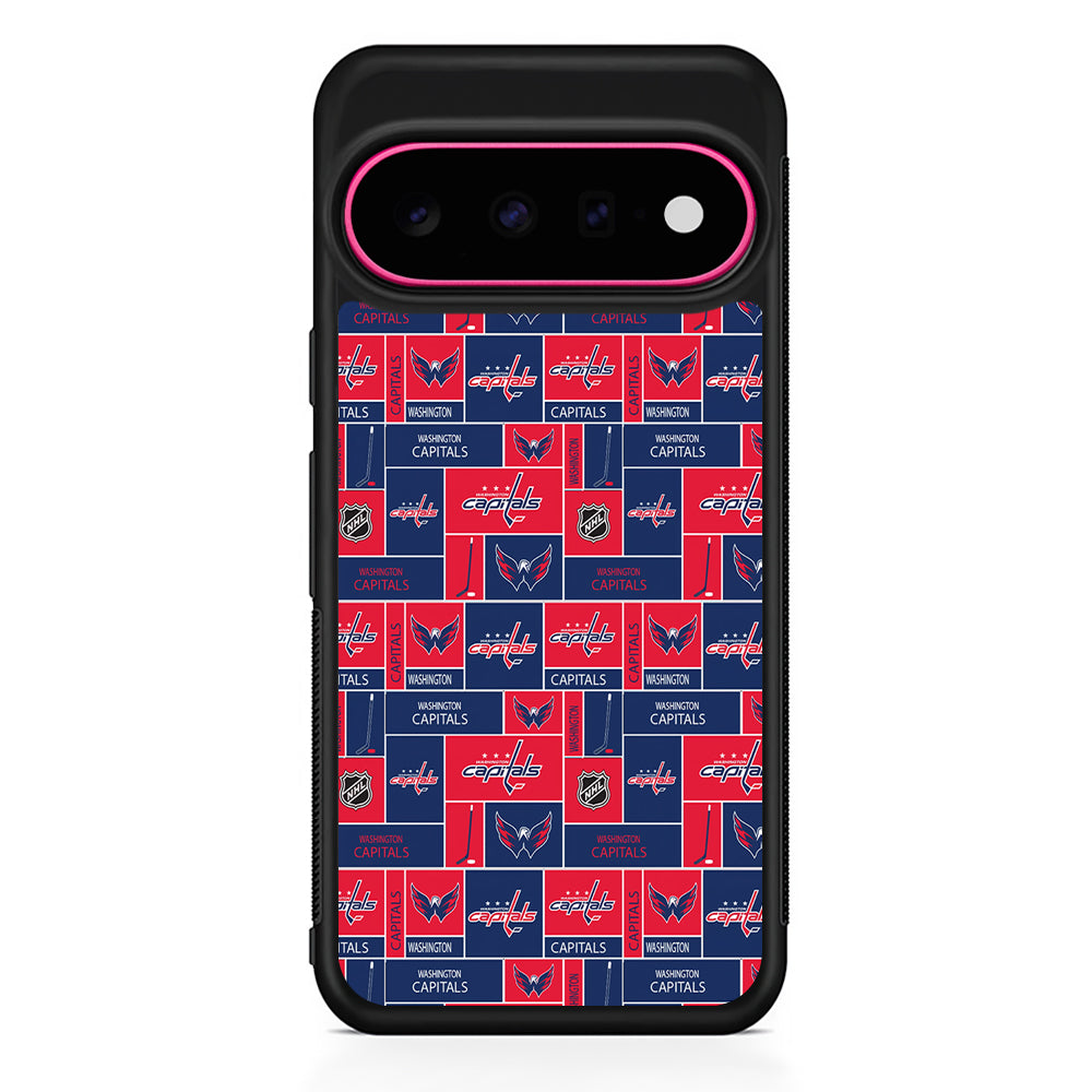 NHL Washington Capitals Pattern Google Pixel 11 Case | Slim Shockproof Cover